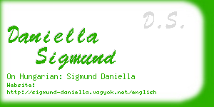 daniella sigmund business card